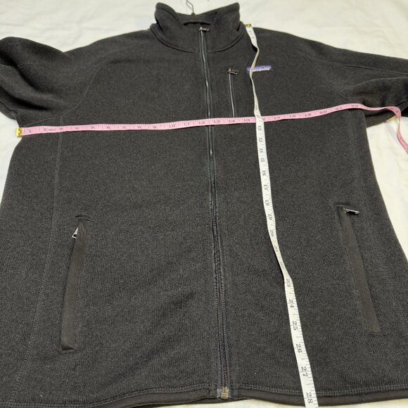 Patagonia Men’s Better Sweater Full-Zip Jacket Large Black EUC - Picture 7 of 9